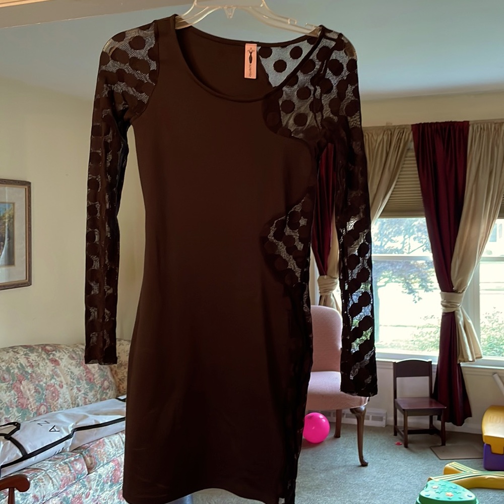 Polka dress Lace dress